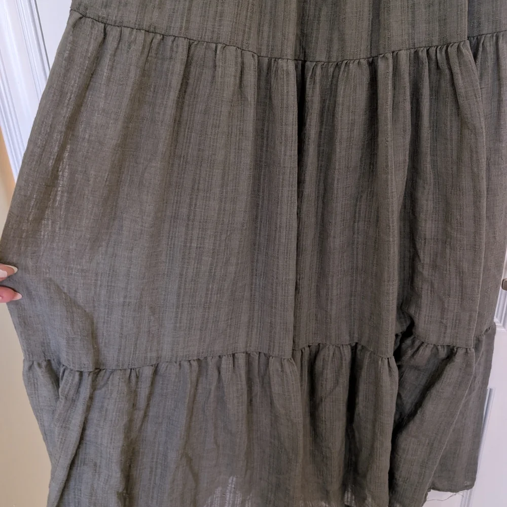 Green Maxi Dress  Penelope Rose Size Medium - Picture 6 of 9